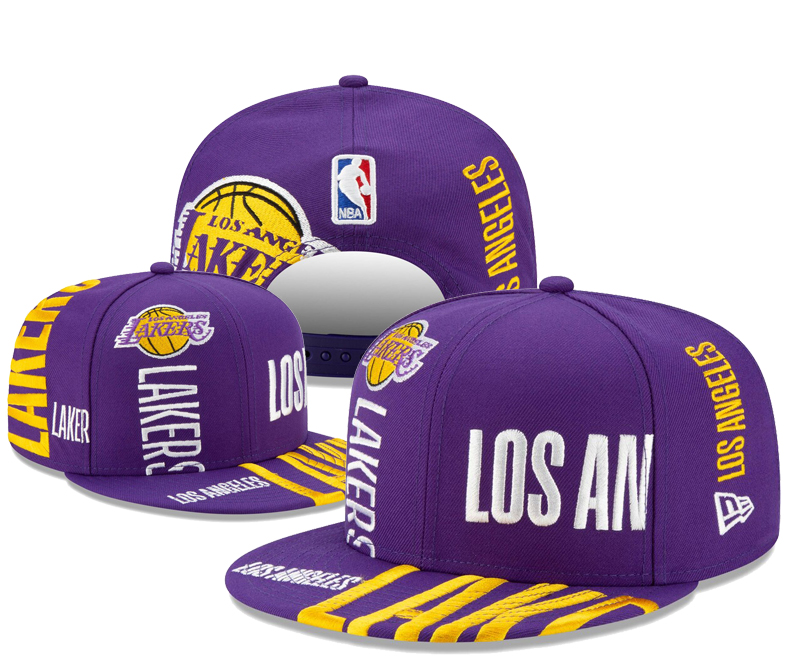 NBA Los Angeles Lakers Stitched Snapback Hats 031
